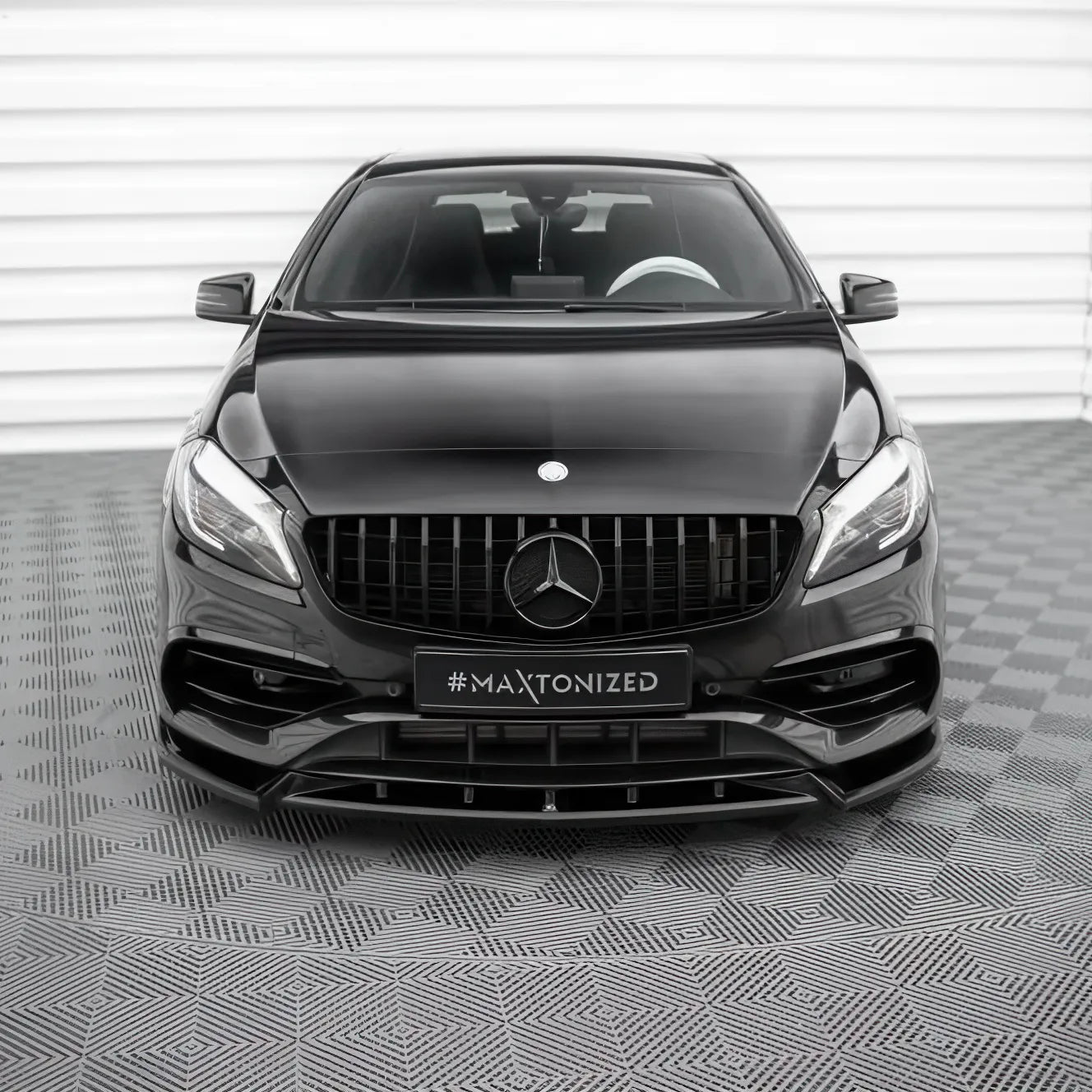 Lame Avant Maxton Mercedes Classe A AMG Line W176 phase 2 - Revvo