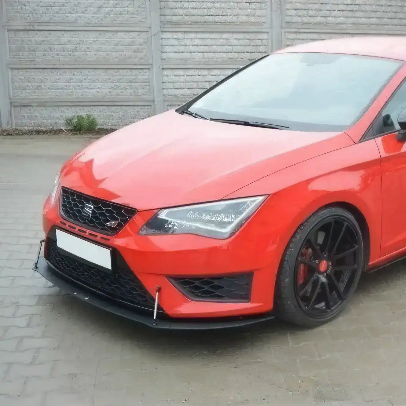 Maxton Lame Avant + Barres de Renfort Seat Leon 3 Cupra / FR phase 1 - Revvo