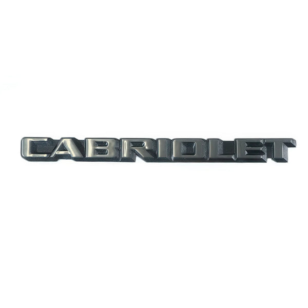 Logo Cabriolet - VW Golf 1 (chrome)