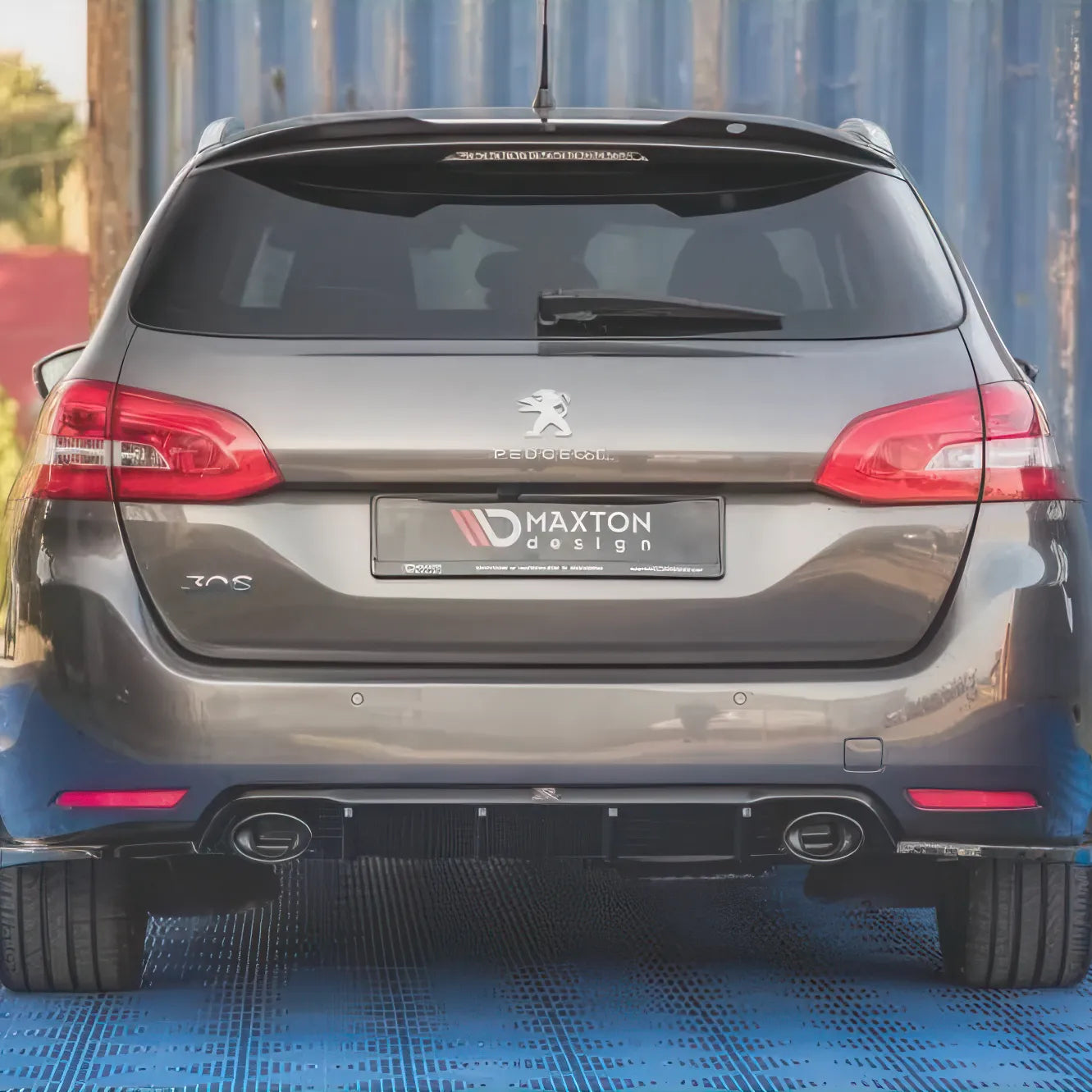 Diffuseur Maxton avec Embouts d'Échappement Peugeot 308 SW 2 - Revvo