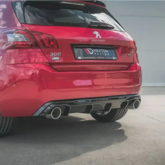 Diffuseur Maxton avec Embouts d'Échappement Peugeot 308 2 GT - Revvo
