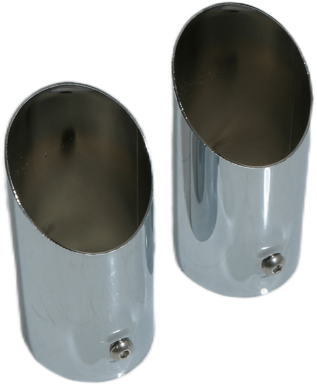 2 Sorties d'Échappement Chromées pour Mercedes SL R107 - Revvo