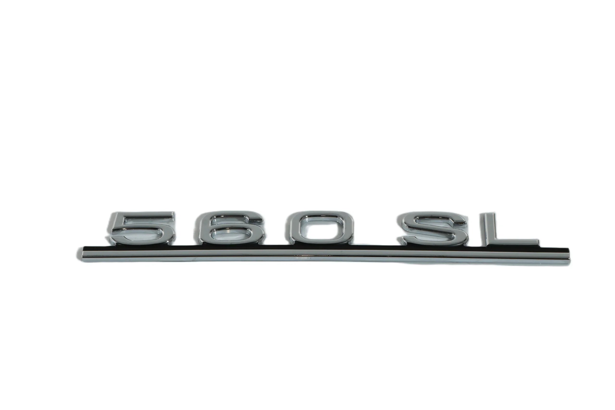 Emblème Chromé pour Mercedes 560 SL R107 (1986-1989)