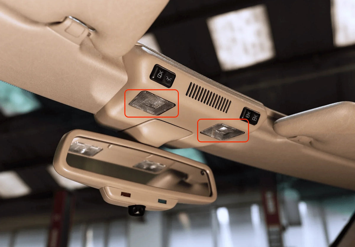 Lentilles Eclairage Plafonnier pour Mercedes SL R129 / Classe E Cabriolet A124 - Revvo