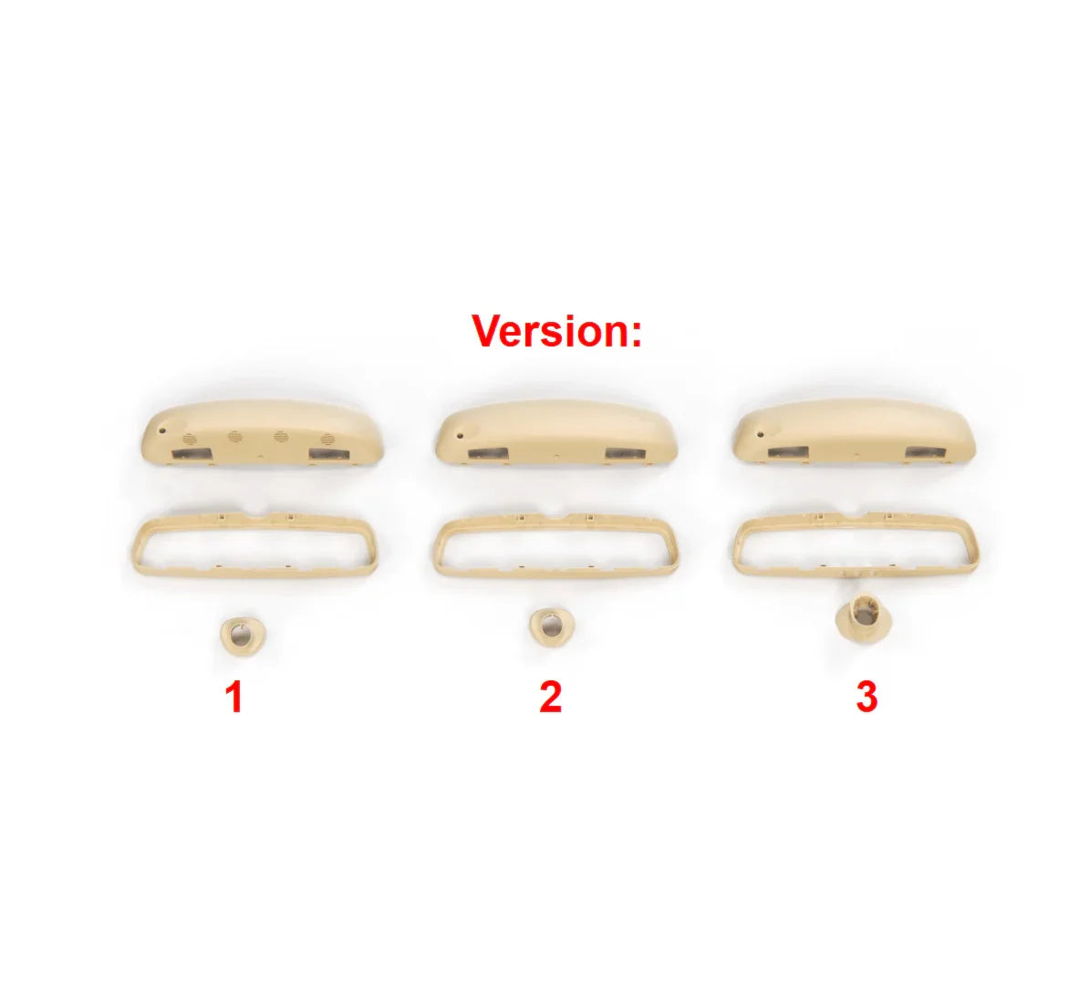 Coque Rétroviseur Intérieur Complète pour Mercedes R230, W215, W220 (Version 2) - Revvo
