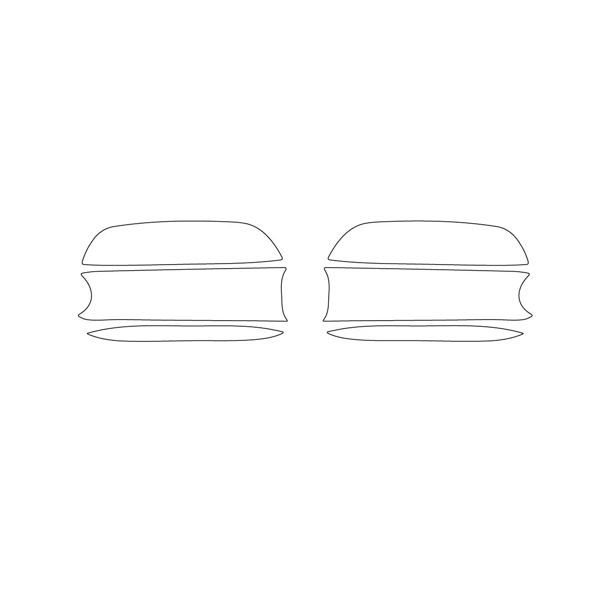 Film de Protection PPF pour Poignée de Porte de Mercedes SL R107 (1971–1989) - Revvo