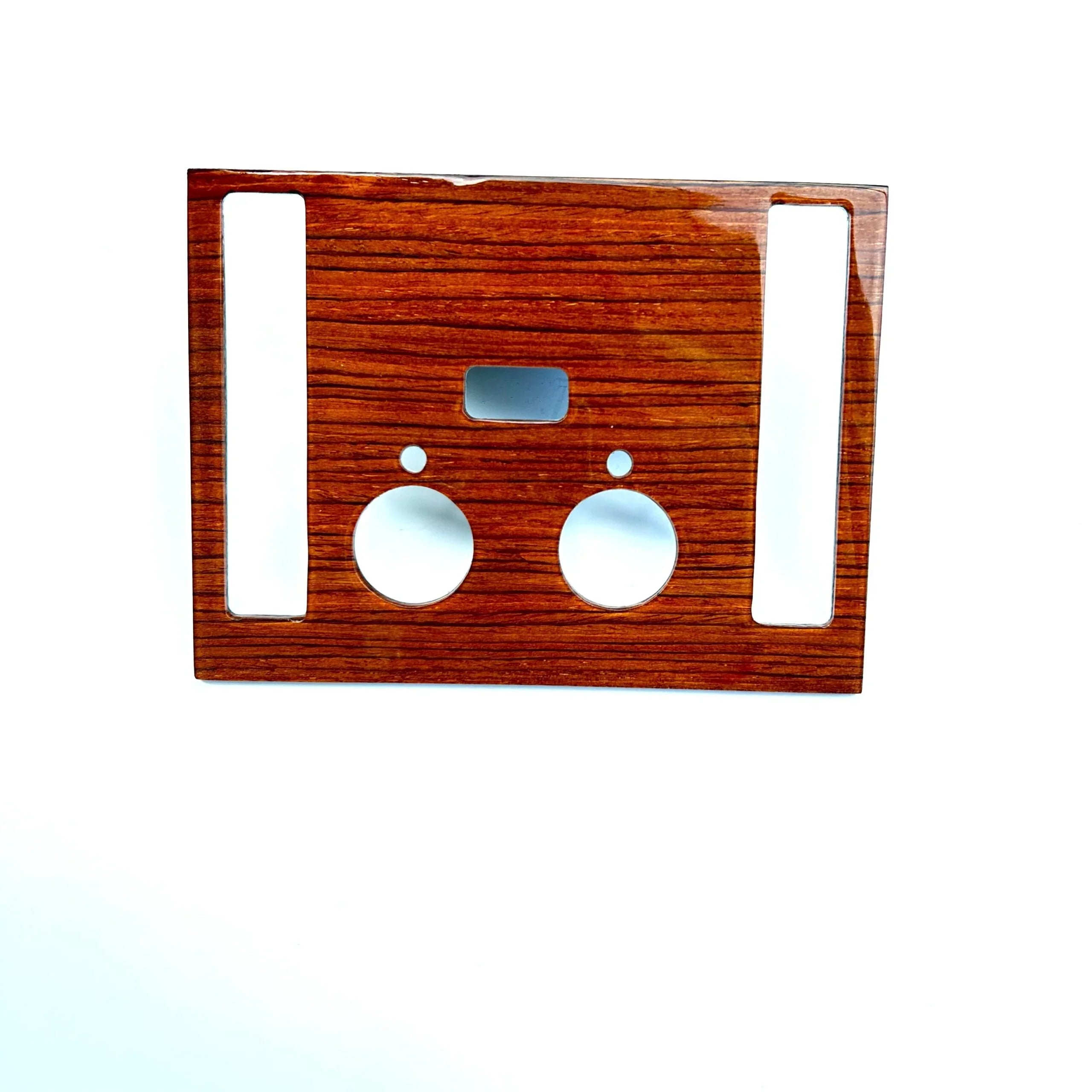 Panneau de Commande de Chauffage en Bois pour Mercedes SL R107 (Zebrano ou Noyer)