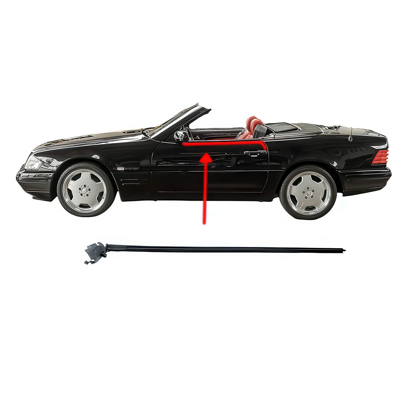 Joint Vitre Porte - Mercedes SL R129 - Revvo