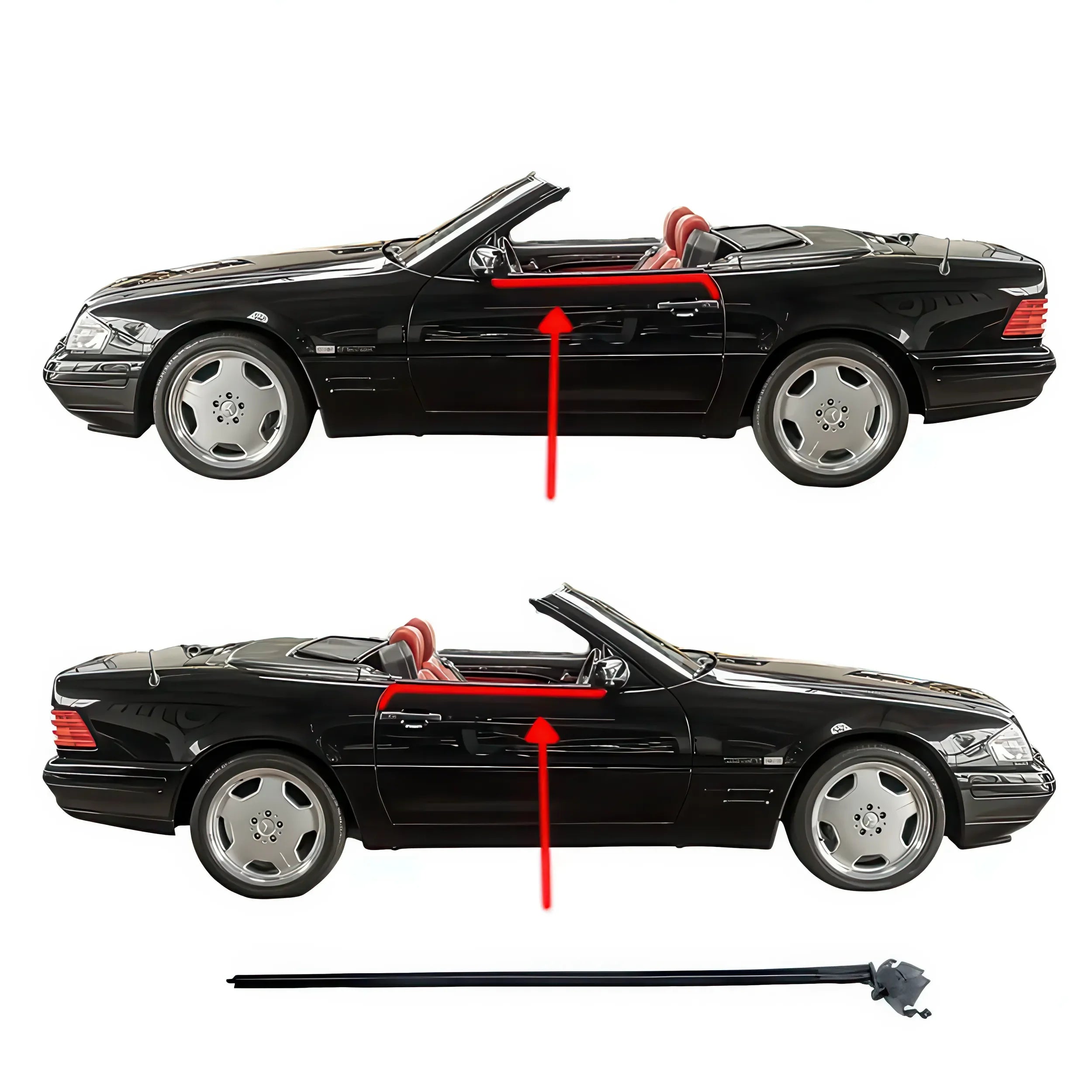 Joint Vitre Porte - Mercedes SL R129 - Revvo