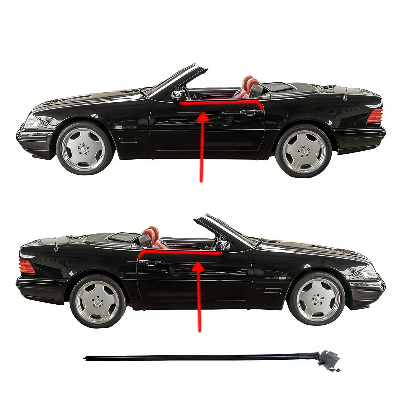 Joint Vitre Porte - Mercedes SL R129 - Revvo