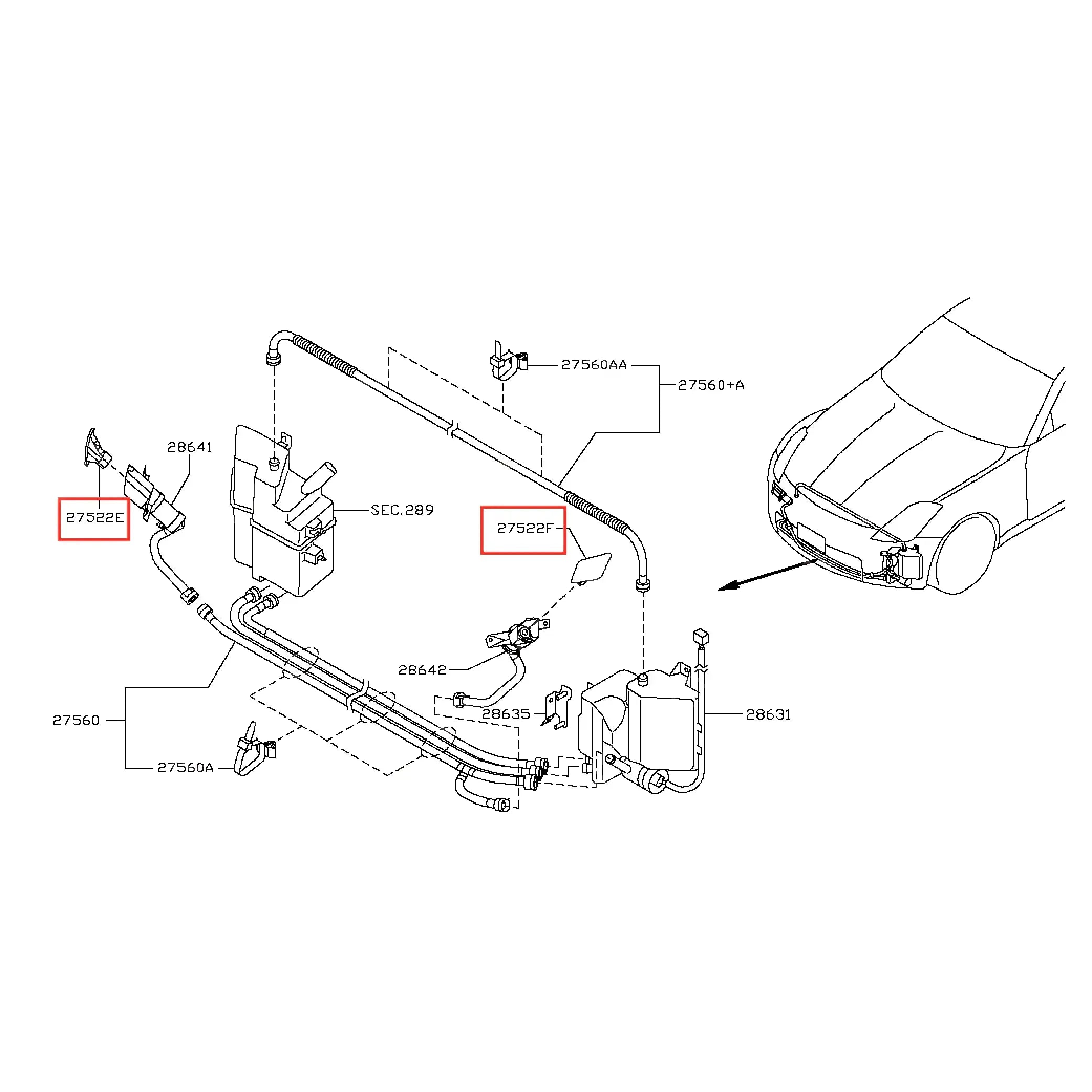 Nissan 350Z phase 2 - Couvercles Lave-Phare