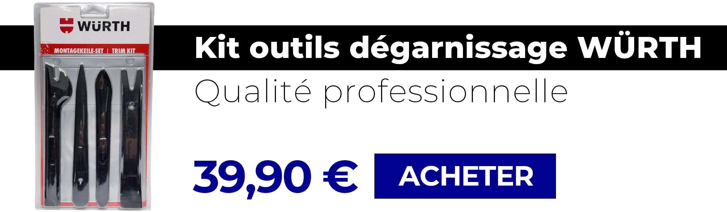 Outils dégarnissage / déclipsage Würth