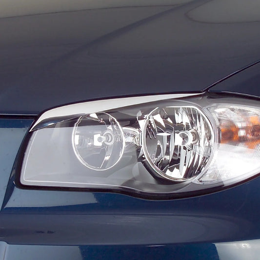 Paupières Phares Chrome - BMW Série 1 (E81 / E82 / E87 / E88) - Revvo
