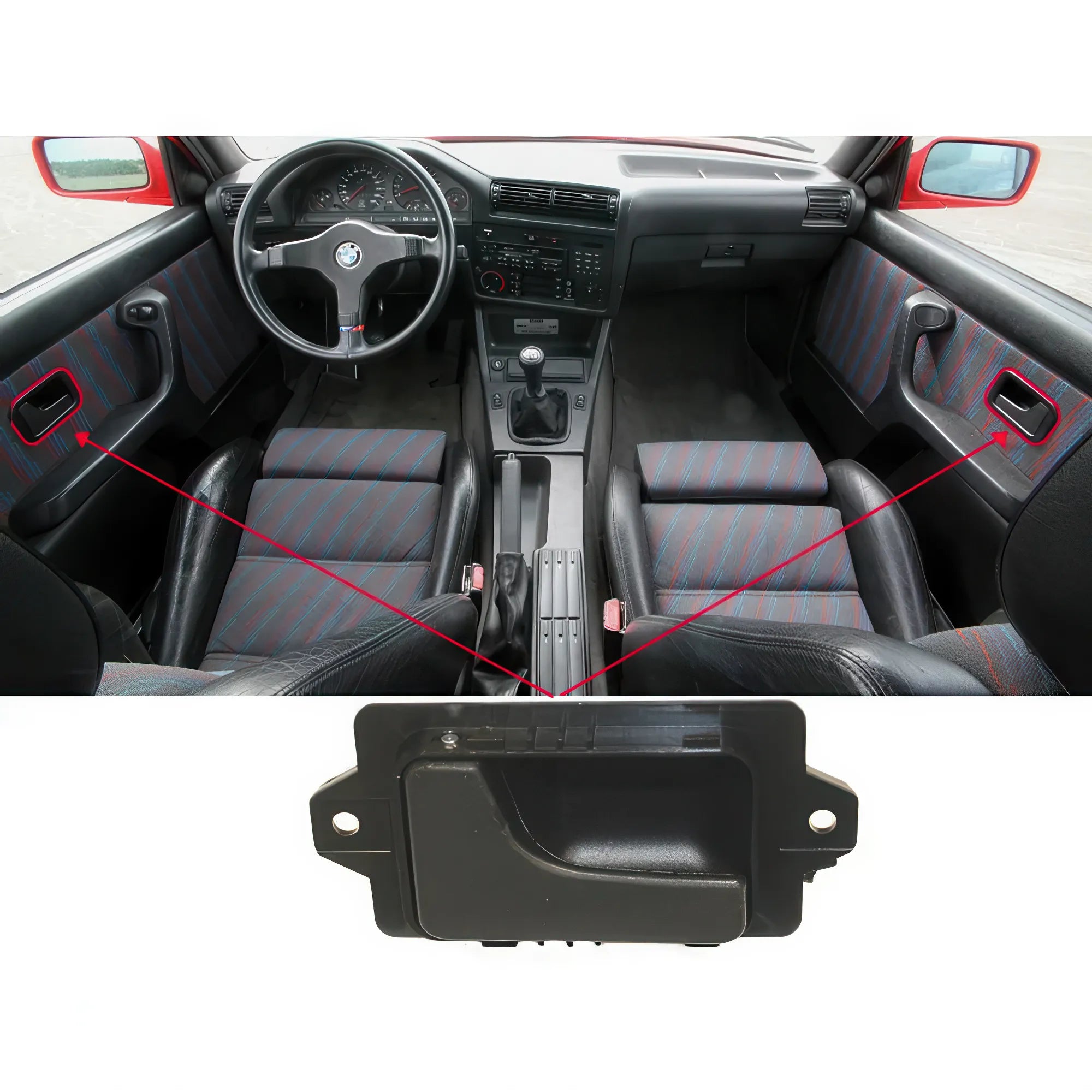 Poignée de Porte Intérieure - BMW Série 3 E30 / Série 5 E28 - Revvo