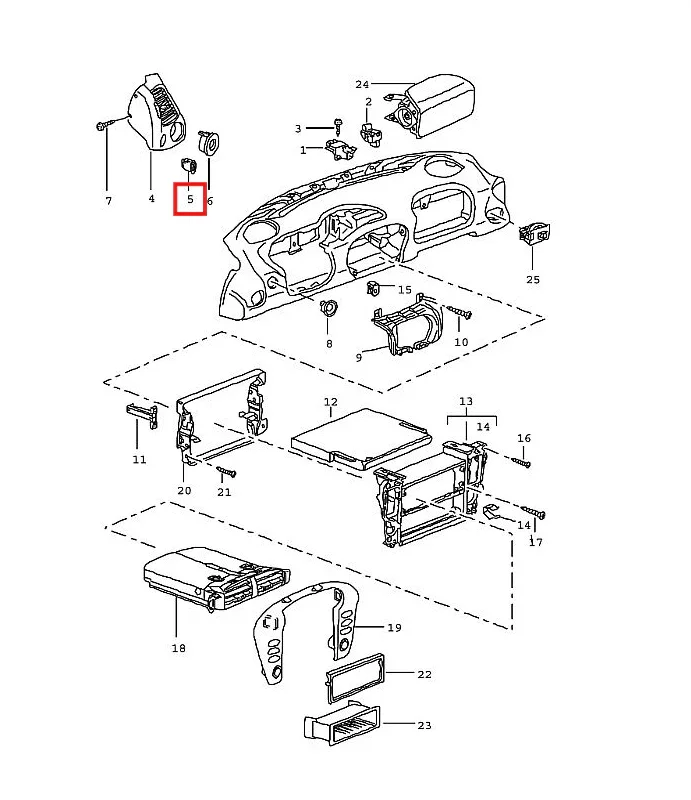 Cache pour Bloc de Ventilation Gauche de Porsche 996 et 986 - Revvo
