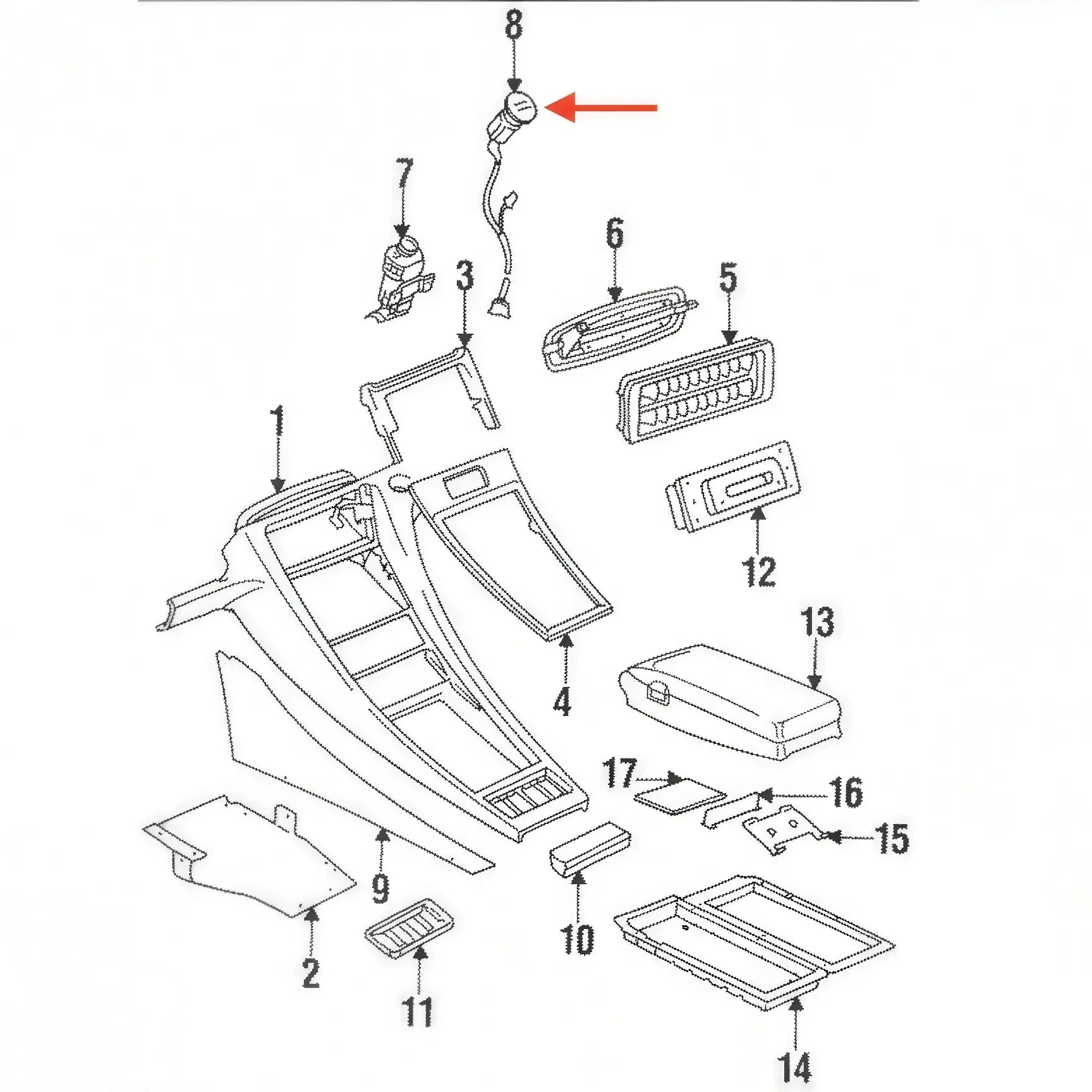 Porsche 928 - Kit Réparation Capteur Température Intérieure