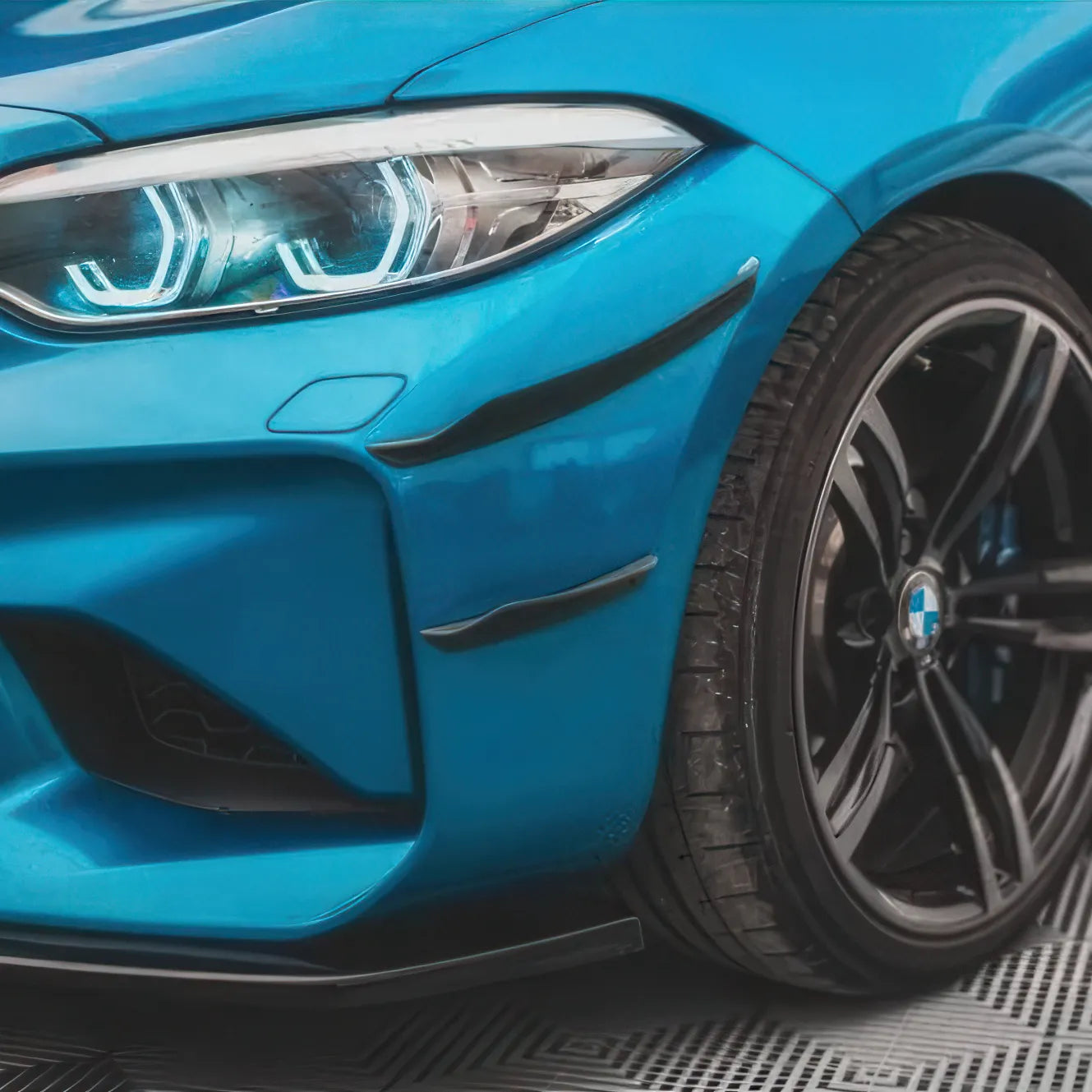 Ailettes Pare-Choc Avant BMW M2 F87 - Maxton - Revvo