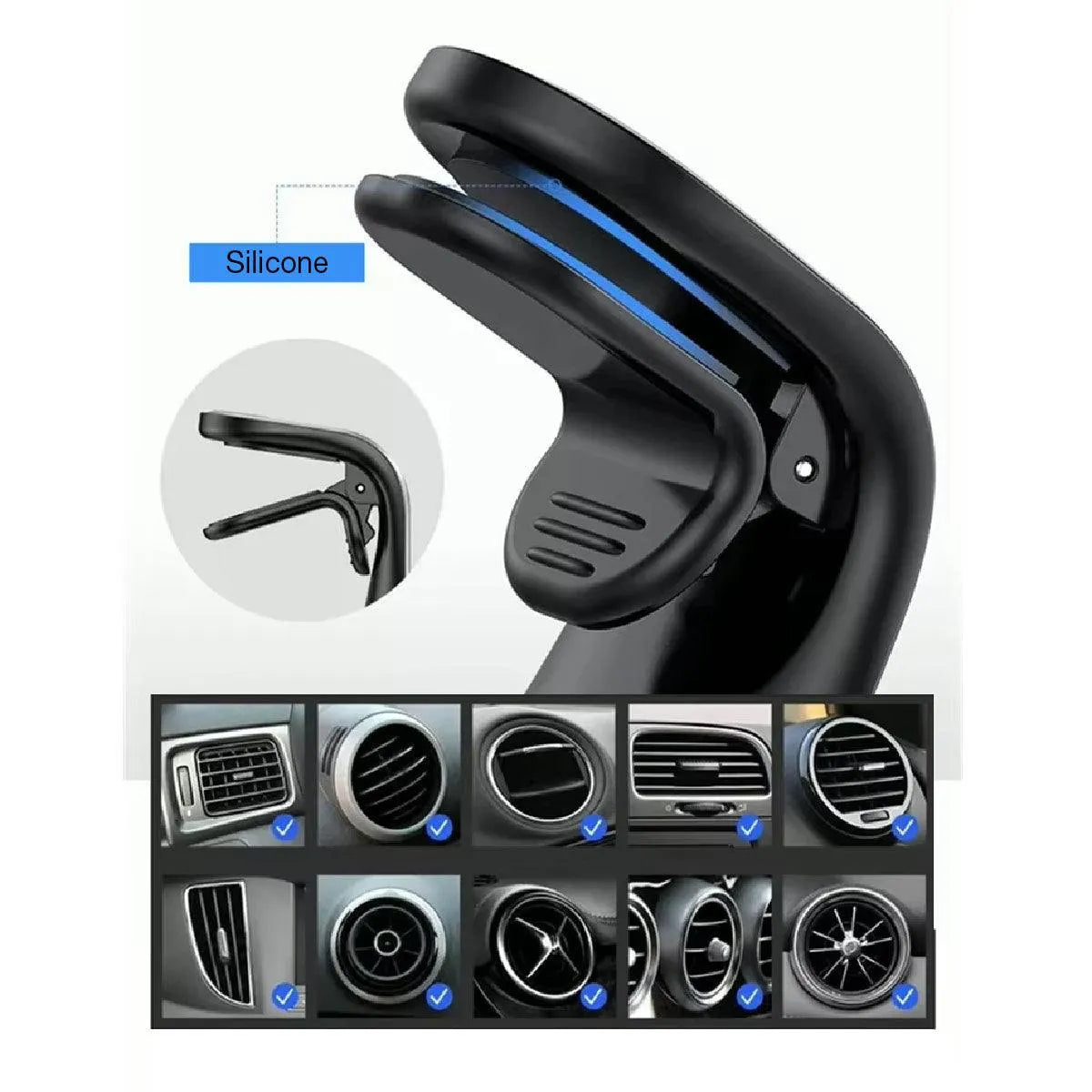 Support Téléphone de Voiture à Pince - Revvo