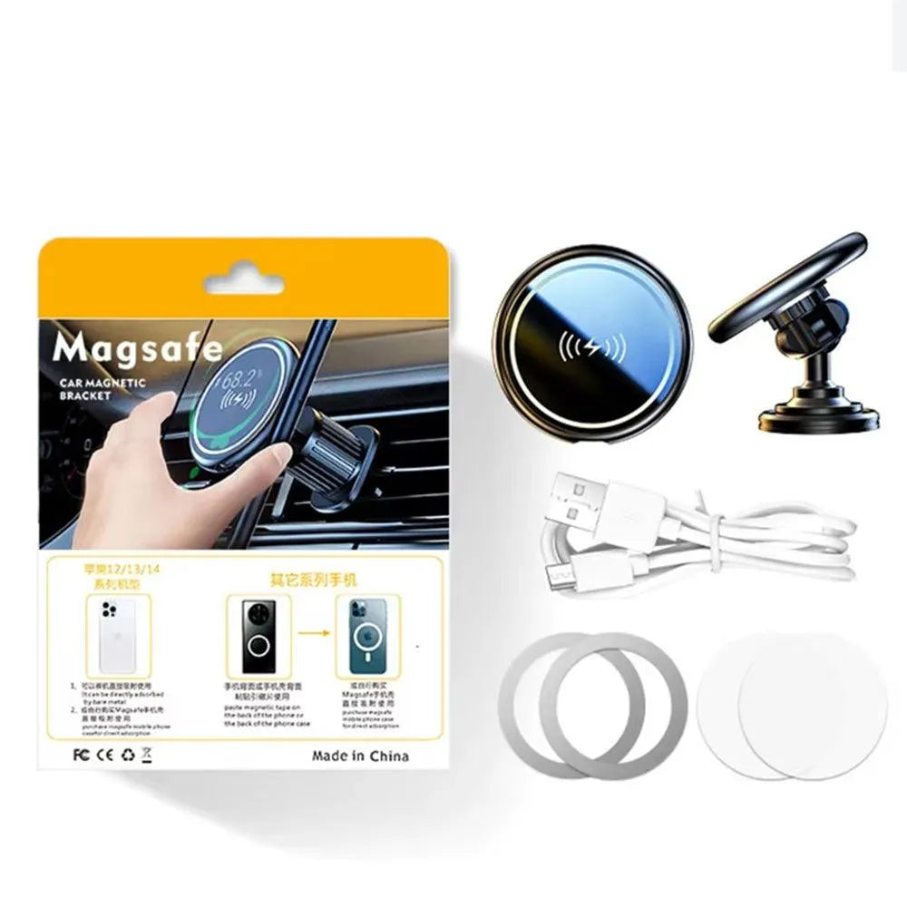 Support Téléphone MagSafe de Voiture avec Recharge Rapide - Revvo